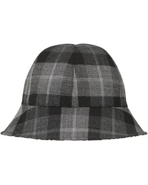Dior D-Tulipe Check'N' Large-Brim Reversible Cloche - Multicolour