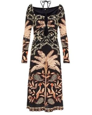 Johanna Ortiz Fables Of The Night Midi Dress - Natural