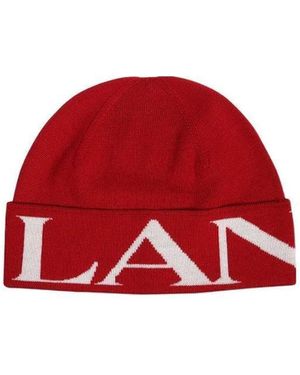 Lanvin No-Brimmed Urinal Hat - Red