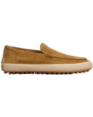 Tod's Round-Toe Loafers - Brown