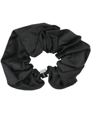 Ganni Minimalist Hair Scrunchie - Black