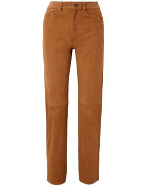 Blazé Milano Casual Pants With Belt Loops - Brown