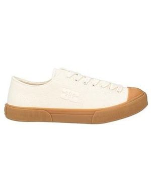 Ganni Simple Canvas Low-Top Shoes - White