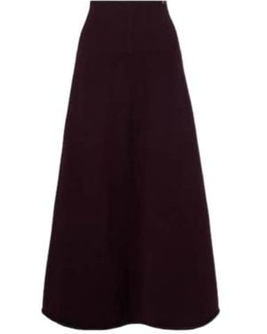 Extreme Cashmere N388 Ease Cashmere-Blend Maxi Skirt - Purple