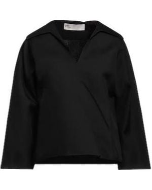 Tory Burch Solid Colour Long Sleeve Shirt - Black