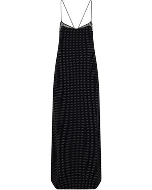 Tom Ford Polka-Dot Lace Dress - Black