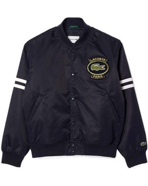 Lacoste Long Sleeve Varsity Jacket - Blue