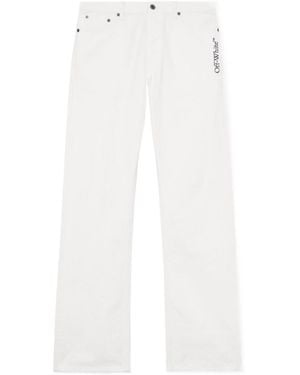 Off-White c/o Virgil Abloh Half Arrow Slim Relaxed Trousers - White
