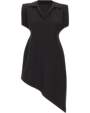 Kaos Asymmetric Sleeveless Dress - Black