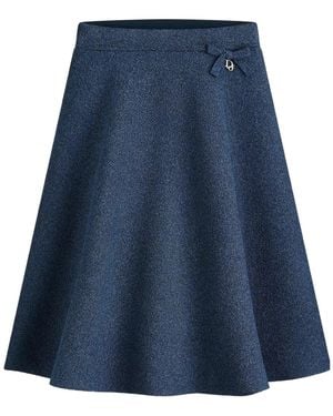 Dior Flared Skirt - Blue