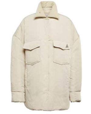 The Attico Long-Sleeved Cotton-Padded Jacket - White