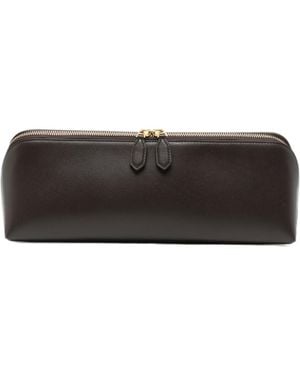 Alaïa Zip-Top Clutch - Black