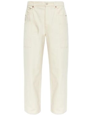 KENZO Logo Patch Jeans - Natural