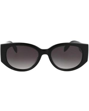 McQueen Eyewear Rectangle Frame Sunglasses - White