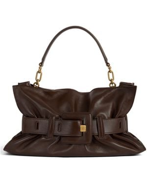 Balmain Anthem Medium Bag - Brown