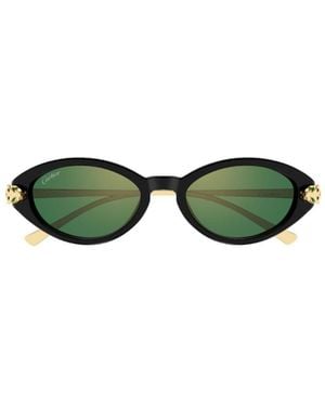 Cartier Cat Eye Frame Sunglasses - Green