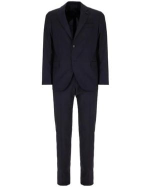 Lardini Single-Breasted Tailored Suit - Black