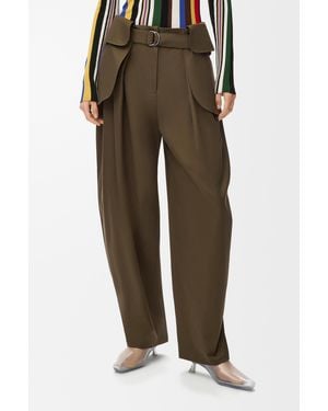 Loewe Balloon Cargo Pants - Green