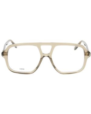 Loewe Pilot Frame Glasses - White
