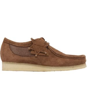 ANDERSSON BELL X Clarks Originals Collaboration Wallabee Derby Shoes - Brown