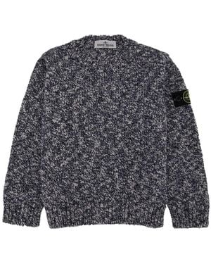 Stone Island Mélange Crew-Neck Sweater - Gray