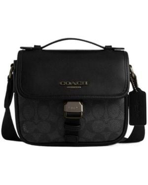 COACH Top Handle Shoulder Bag - Black