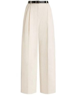 Dolce & Gabbana Belted Trousers - White
