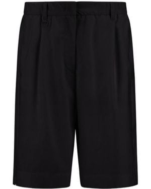 Herno Laminar Tailored Bermuda Pants - Black