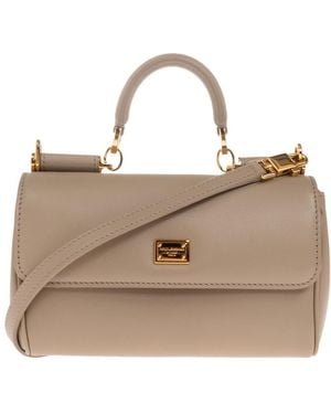 Dolce & Gabbana My Sicily Handbag - Natural