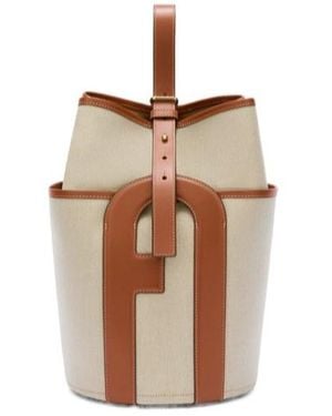 Furla Sfera Bucket Bag - White
