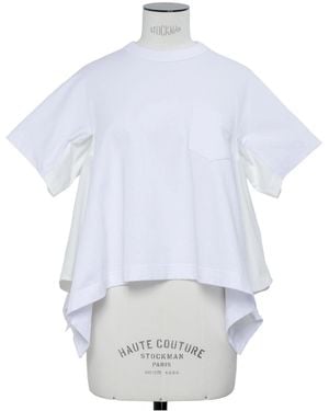 Sacai Light Weight Jersey T-Shirt - White