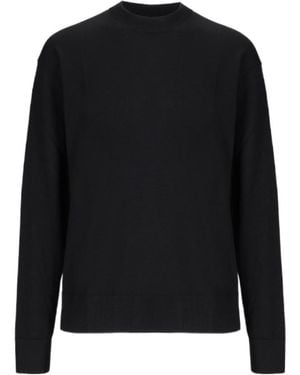 Laneus Ribbed-Knit Jumper - Black