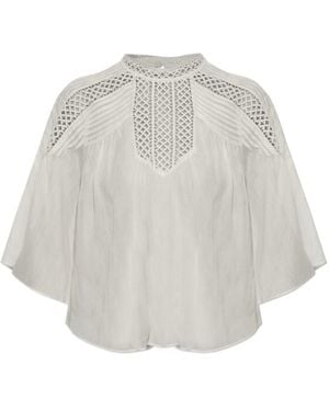 Isabel Marant Short-Sleeved Top - White