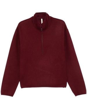 sunflower Mock-Neck Sweatshirt - Red