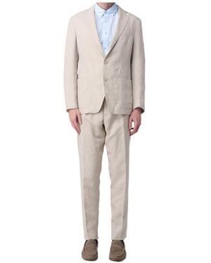 Eleventy Single-Breasted Suit - White