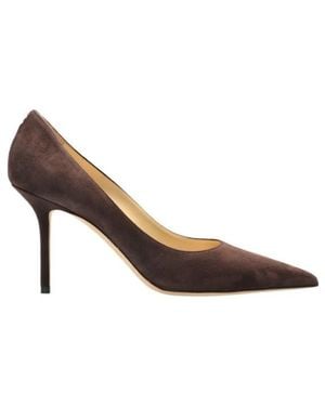 Jimmy Choo Pointed Toe High Heels - Brown