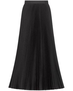 Dior Pleated Mid-Length Skirt - Black
