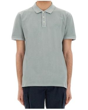 Woolrich Garment-Dyed Mackinack Polo Shirt - Grey