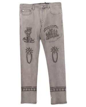Moschino Belt-Loop Jeans - Grey