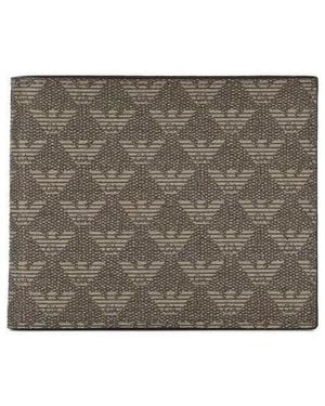 Emporio Armani Printed Purse - Grey