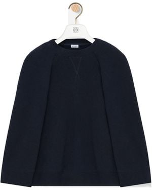 Loewe Cape Sweatshirt - Blue