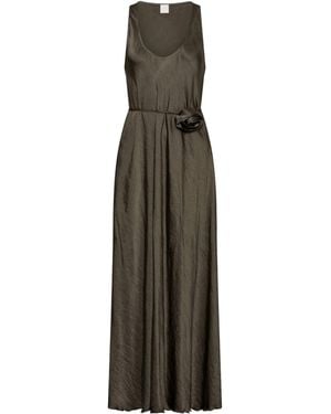 Marella Crinkle Twill Dress - Natural