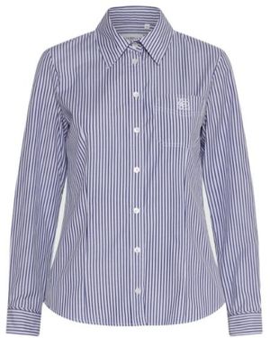 Marella Feminine Cotton Shirt - Purple