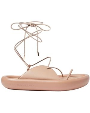 Stella McCartney Tie Flat Sandals - Pink