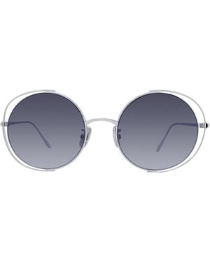 Loewe Round Frame Sunglasses - Blue