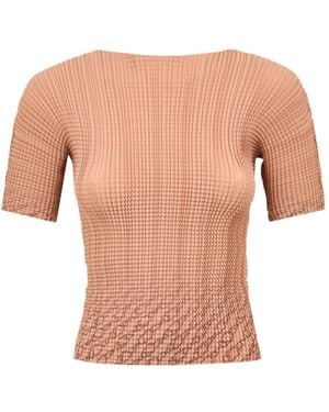 Herno Textured Fitted Top - Pink