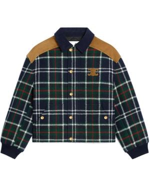 Celine Triomphe Blouson Jacket - Blue