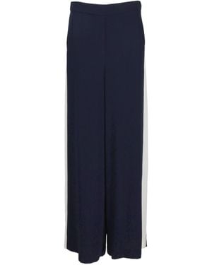 P.A.R.O.S.H. Striped Detail Pants - Blue