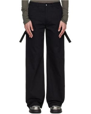 HELIOT EMIL Gait Belt Loop Jeans - Black