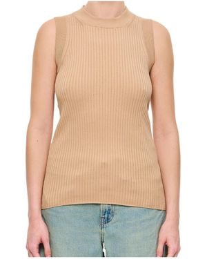 Sportmax Tione Crewneck Sleeveless Tank Top - Green
